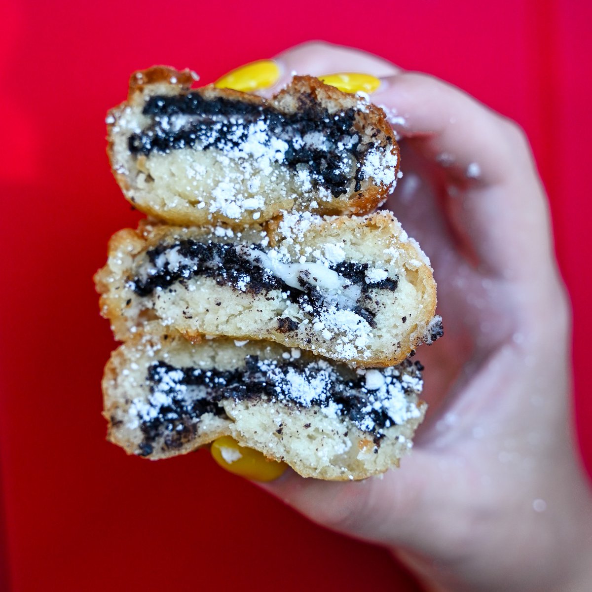 Not to be dramatic, but I think we need some fried Oreos to get us through this week 🤤 #NationalOreoDay