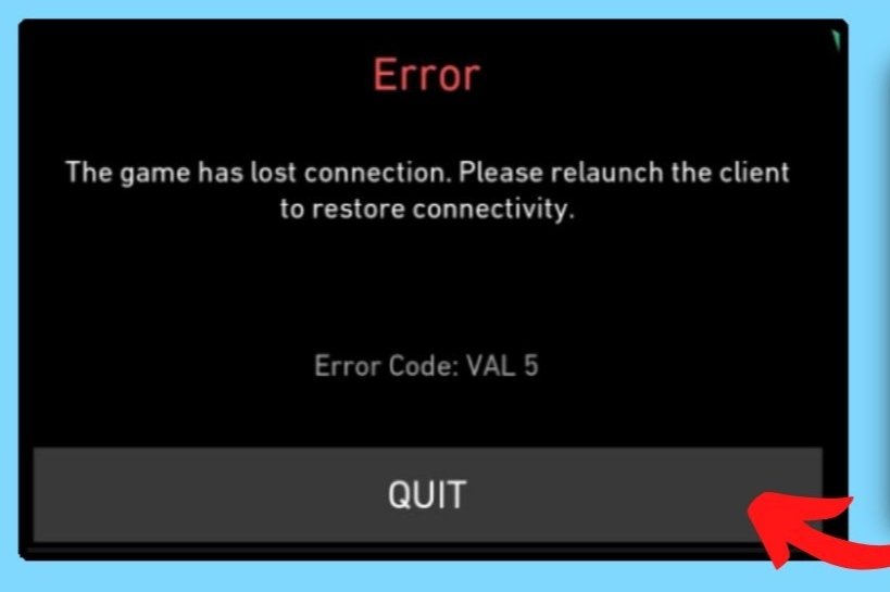 14kaaz's tweet photo. alguien sabe como arreglar el error VAL 5,la verdad que he encontrado casi nada al respecto, os dejo una foto del error.

PD: me sale cada vez q inicio matchmaking, he probado a desinstalar y a reiniciar y nada, no es de la conexion tampoco, ayuda🥲🥲 https://t.co/jNUSWnPeVR