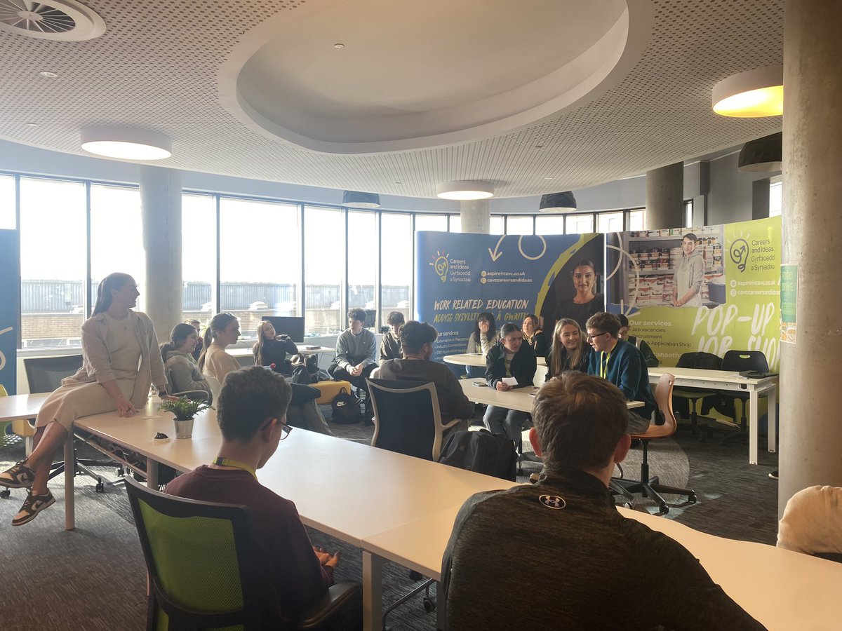 A fantastic masterclass for our learners delivered by Kelly from <a href="/futureplc/">Future</a> today 📝

Students researched and practiced  interview style questions on each other and gained lots of information on how to prepare for an interview. 

Diolch! 🌟

<a href="/CAVCCareerReady/">CAVC Career Ready</a> <a href="/CAVC/">Cardiff and Vale College | Coleg Caerdydd a’r Fro</a> <a href="/CareerReadyUK/">Career Ready</a>