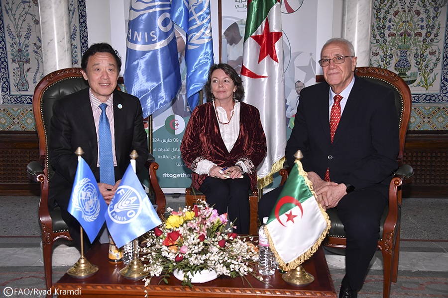 FAODG's tweet image. Pleased to meet with Abed Halouz, Director General of the Algerian Agency for International Cooperation. We agreed on the importance of partnerships to achieve agrifood systems transformation, leveraging science, tech &amp;amp; initiatives such as #SouthSouth Cooperation. #4Betters #SSTC