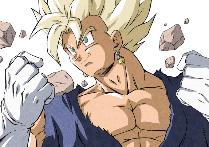 vegito without the orange undershirt i guess 