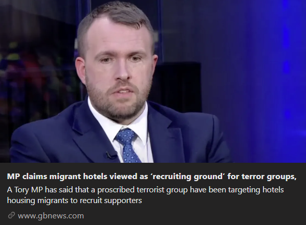 Tory MP Jonathan Gullis said proscribed terror group Tizb ut-Tahrir were openly viewing hotels in Stoke-on-Trent as a ‘recruiting ground’.
#uk #invasion #asylumhotels
gbnews.com/news/migrant-h…