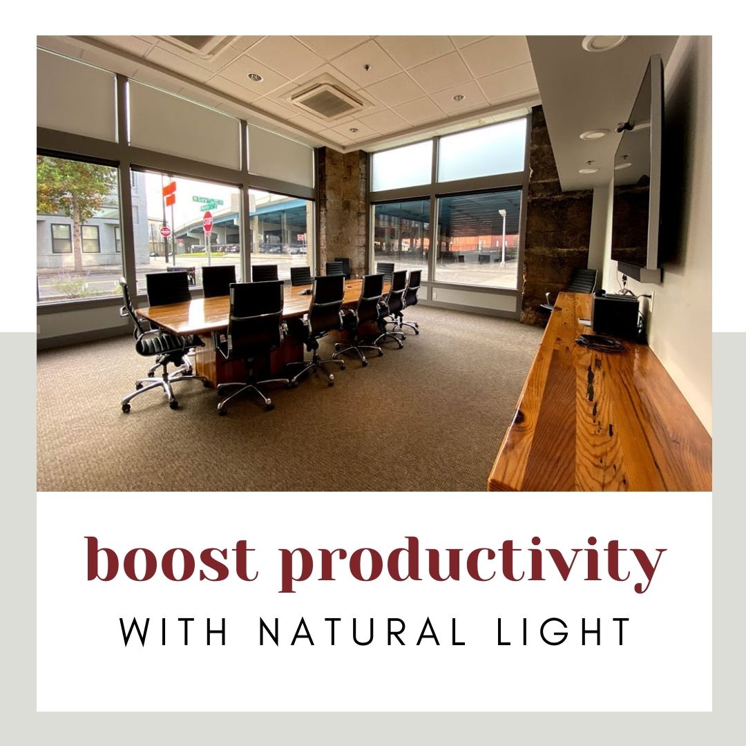 Looking for a natural creativity booster for your team? The natural light provided by the two walls of windows in our Boardroom is just the thing!

theregasbuilding.org/book-a-space/

#theregasbuilding #meetingspaces #knoxvillemeetingspace #knoxvilletn #theboardroom #knoxvilleboardroom