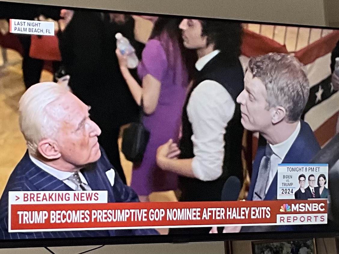 Hey <a href="/MSNBC/">MSNBC</a> when you cut together a montage of the couple times Trump managed to read off the teleprompter to make him sound remotely comprehensible, YOU ARE GIVING HIM FREE ADVERTISING SERVICES.

When you put Flynn’s partner Roger Stone on TV with no context, you are PROPAGANDA.