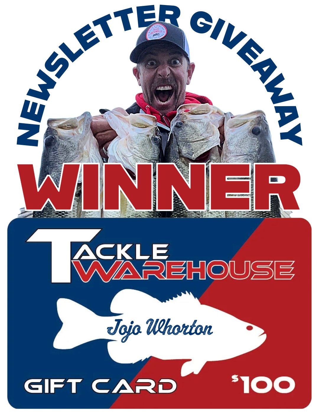 Mike “IKE” Iaconelli on X: Congrats to Jojo Whorton on winning the  newsletter contest!!! If you are not signed up for my newsletter be sure to  sign up to be notified for