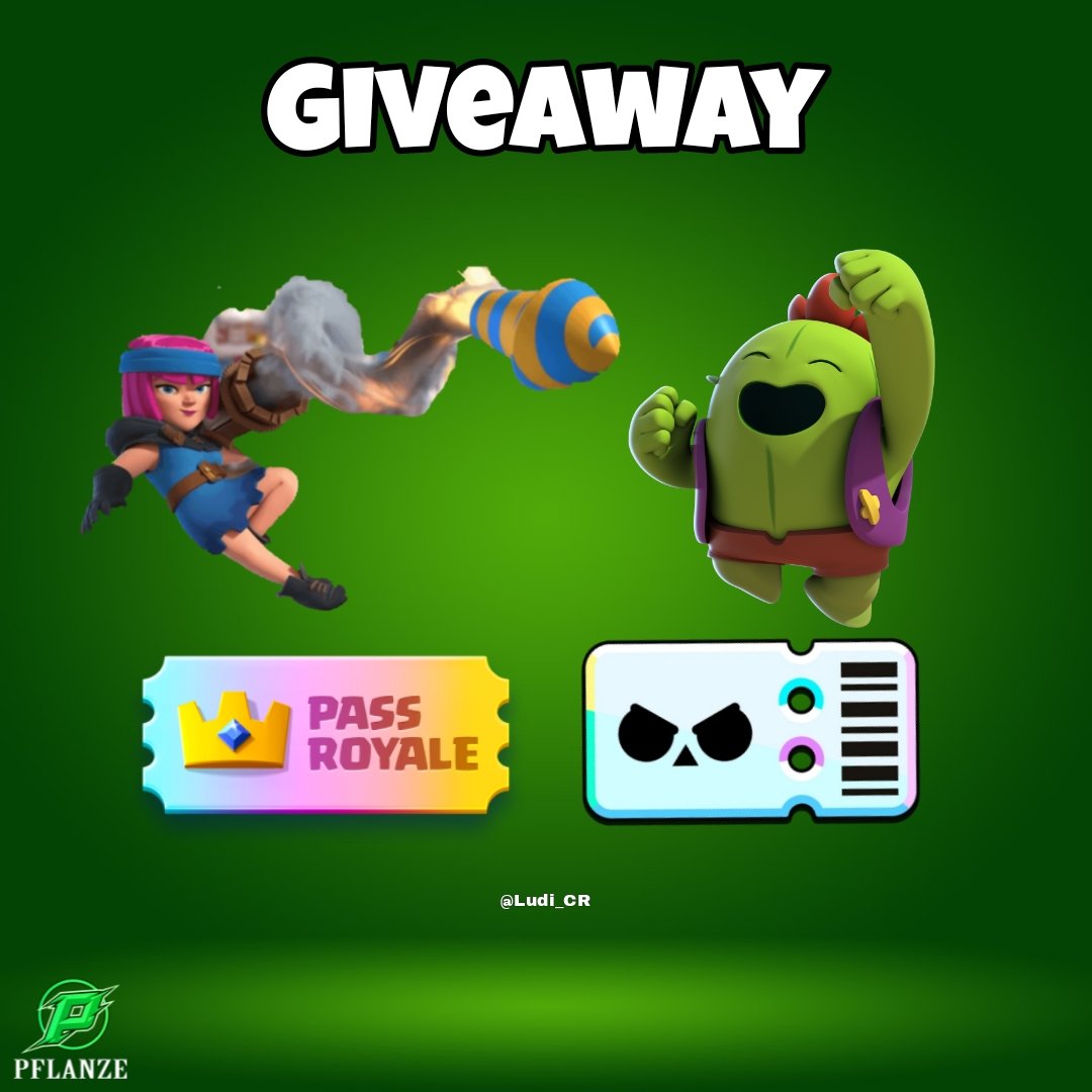 Ludi_CR's tweet photo. 🎁Giveaway
×1 Diamond Pass or
×1 Brawl Pass Plus

1. Like &amp; RT
2. Follow @Ludi_CR &amp;
@MagicStaysGod 

Ends in 2 days 🪴 https://t.co/hJIktAmvku