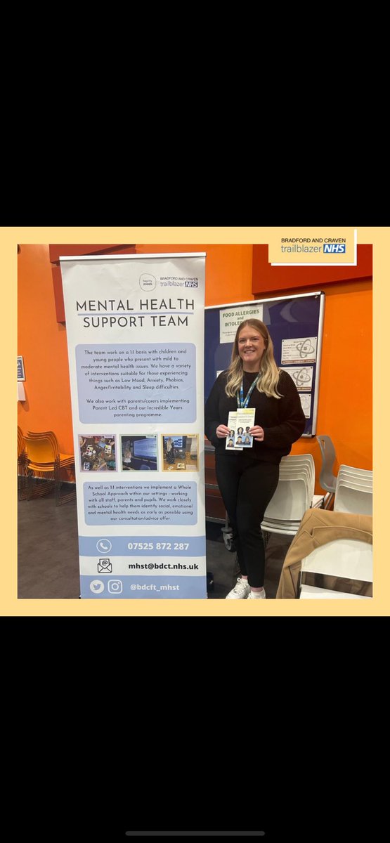 Bradford South MHST attending Dixons Kings Academy parents evening to introduce the team <a href="/DixonsAcademies/">Dixons Academies Trust</a>