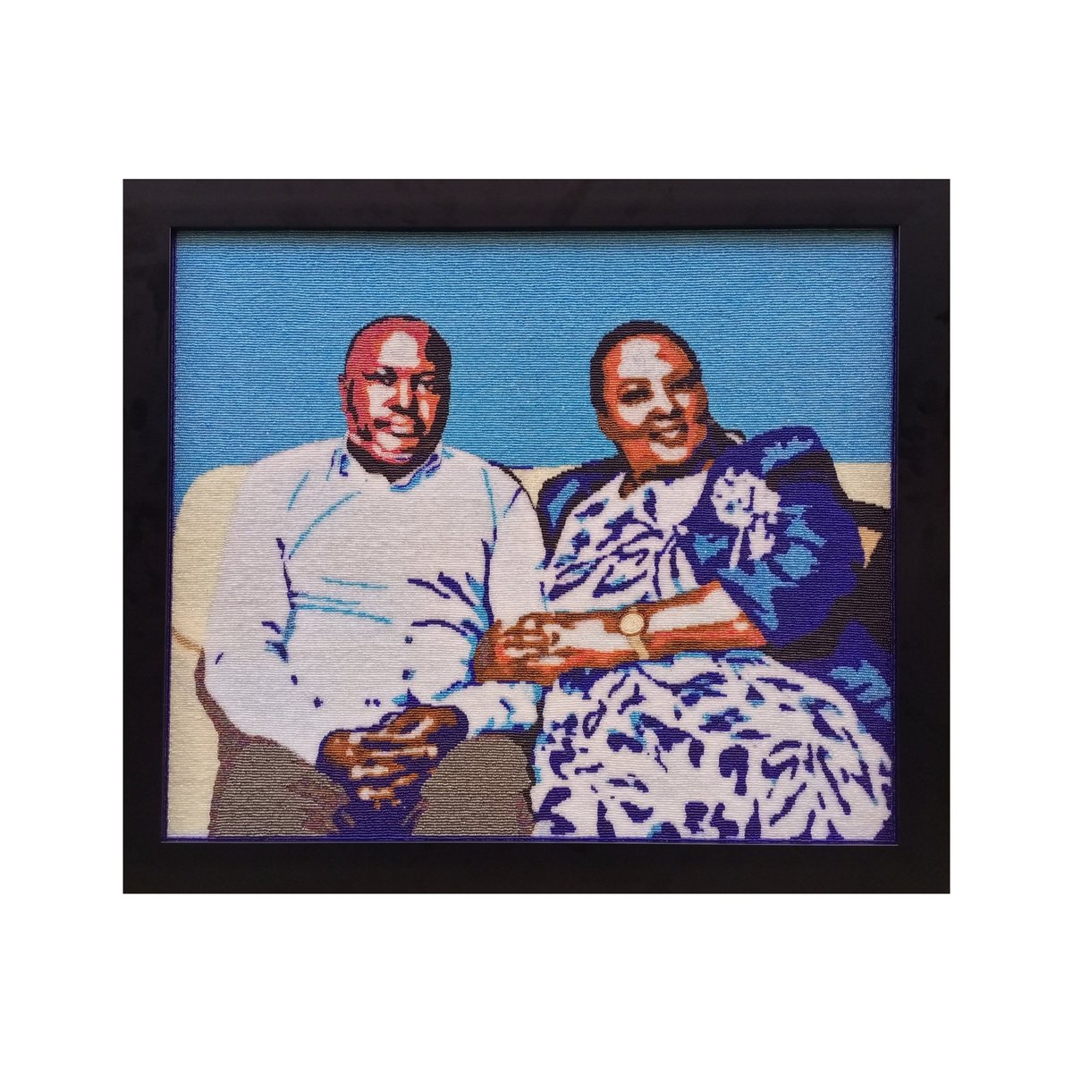 Beaded Portrait Place your orders for your lovely ones make sure the order is at least 2-3weeks before. #bead #beadwork #art #supportsmallbusiness #RwOt