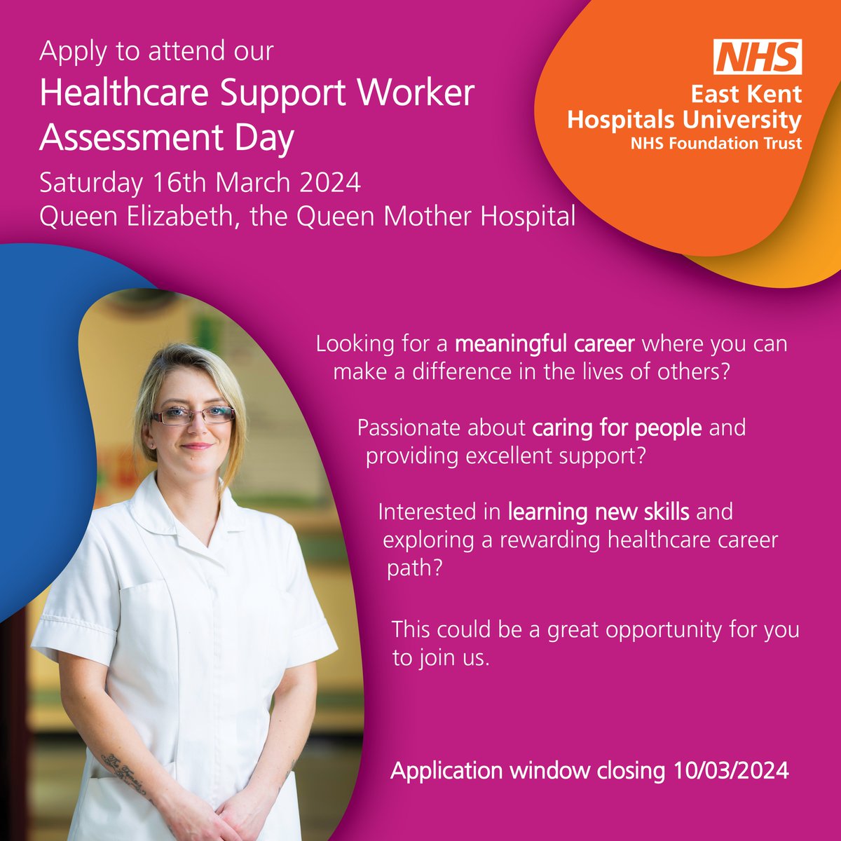 Join us at our Healthcare Support Worker Recruitment Event and discover how YOU can make a real difference in people's lives! Click the link to apply! ➡️ orlo.uk/HCSWQE_6dSzB