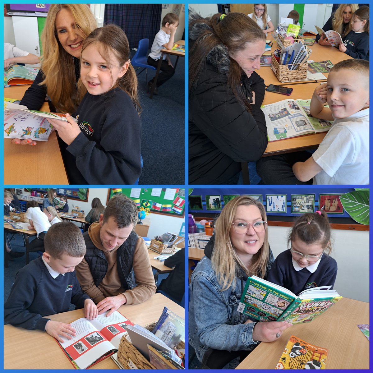 BarntonMrsD's tweet photo. Y3 loved sharing their stories today. #WorldBookDay2024 
@BarntonMissR @BarntonMissMc https://t.co/1EBVNdoIwp