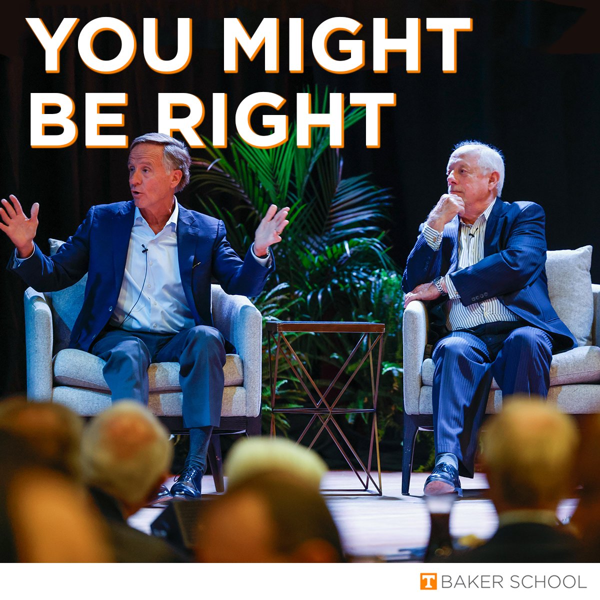 In every episode of the podcast, Govs. @PhilBredesen and @BillHaslam ask their guests to share about a time when they had their own #YouMightBeRight moment about an issue. We've heard lots of inspiring stories from guests like @algore, @CarlyFiorina,@JudyWoodruff, @GaSecofState…