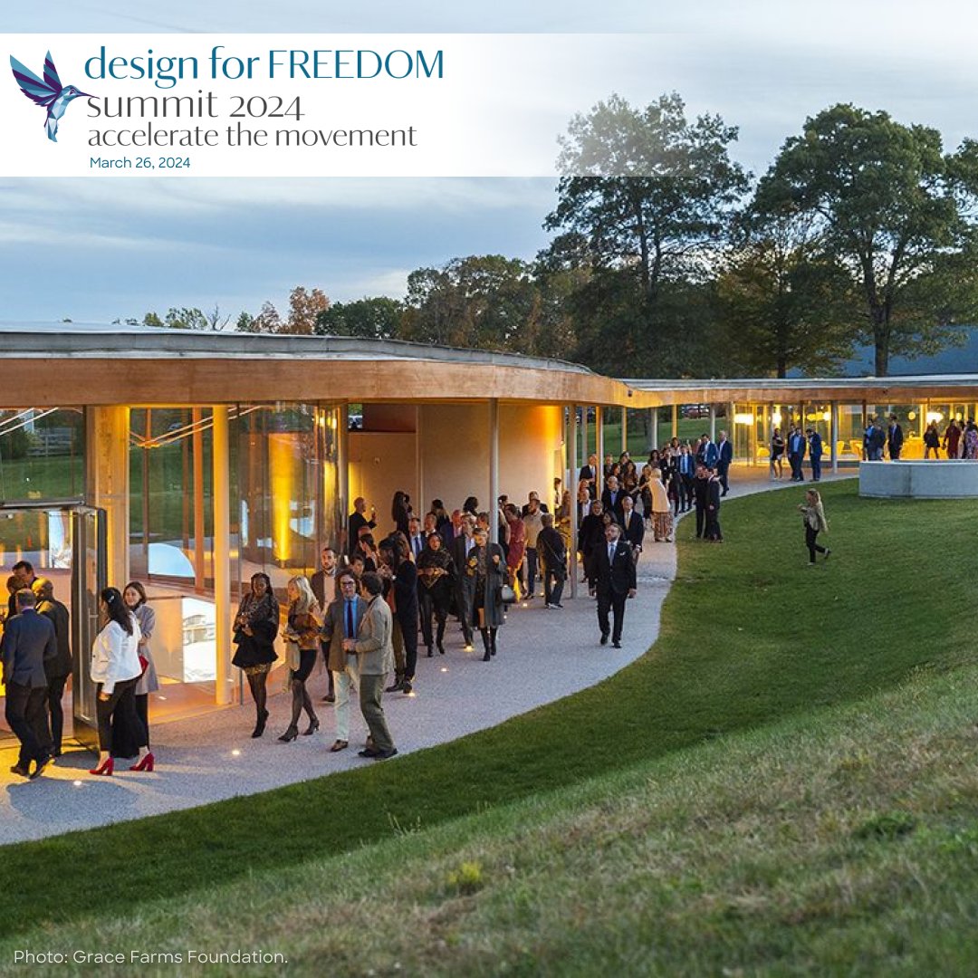 parsons_HML's tweet image. How can we design a more humane &amp;amp; healthier future?

March 26, leaders in the built environment are coming together at #GraceFarms for the #DesignforFreedom Summit to eliminate forced labor within the building materials supply chain.   

Register: designforfreedom.org/2024-design-fo…