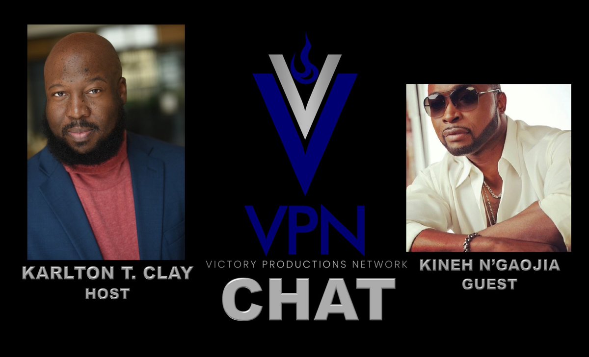 KARLTONTCLAY's tweet photo. New #VPNCHAT with Kineh N'Gaojia as we talk about #SweetMahogany, #PeaceBeSteel, #PastorThorne2, and I had to bring up why he always asking one specific question on set! 🤣🤣🤣 Check it out! 

https://t.co/OcjltJPuTy https://t.co/XdEt7dbkiL