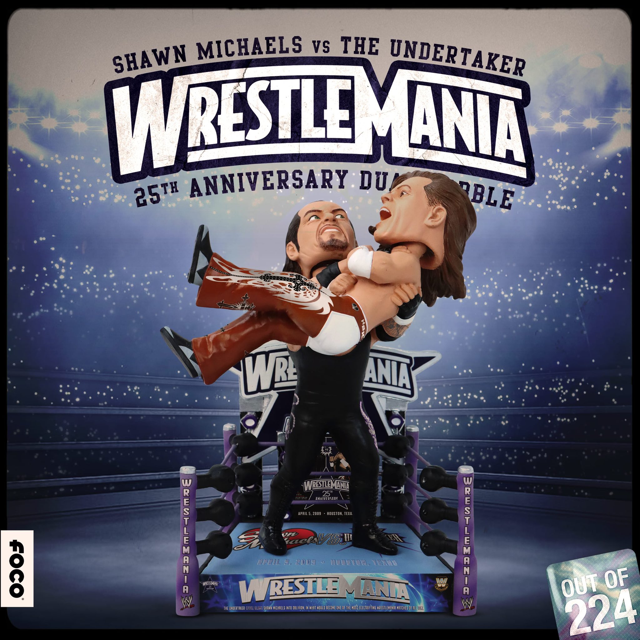 激レア！】WWE レッスルマニア25 大会記念 非売品 パイプイス WWF