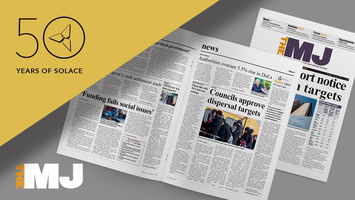 Celebrating SOLACE's 50th! Your local authority could #WIN 50% off an @themjcouk Corporate Subscription! Unlimited digital access, weekly magazine, daily news & more! ➡️ Enter by Mar 22nd: bit.ly/3TrtFUV #LocalGov #50YearsOfSolace #Competition #LocalGovernment