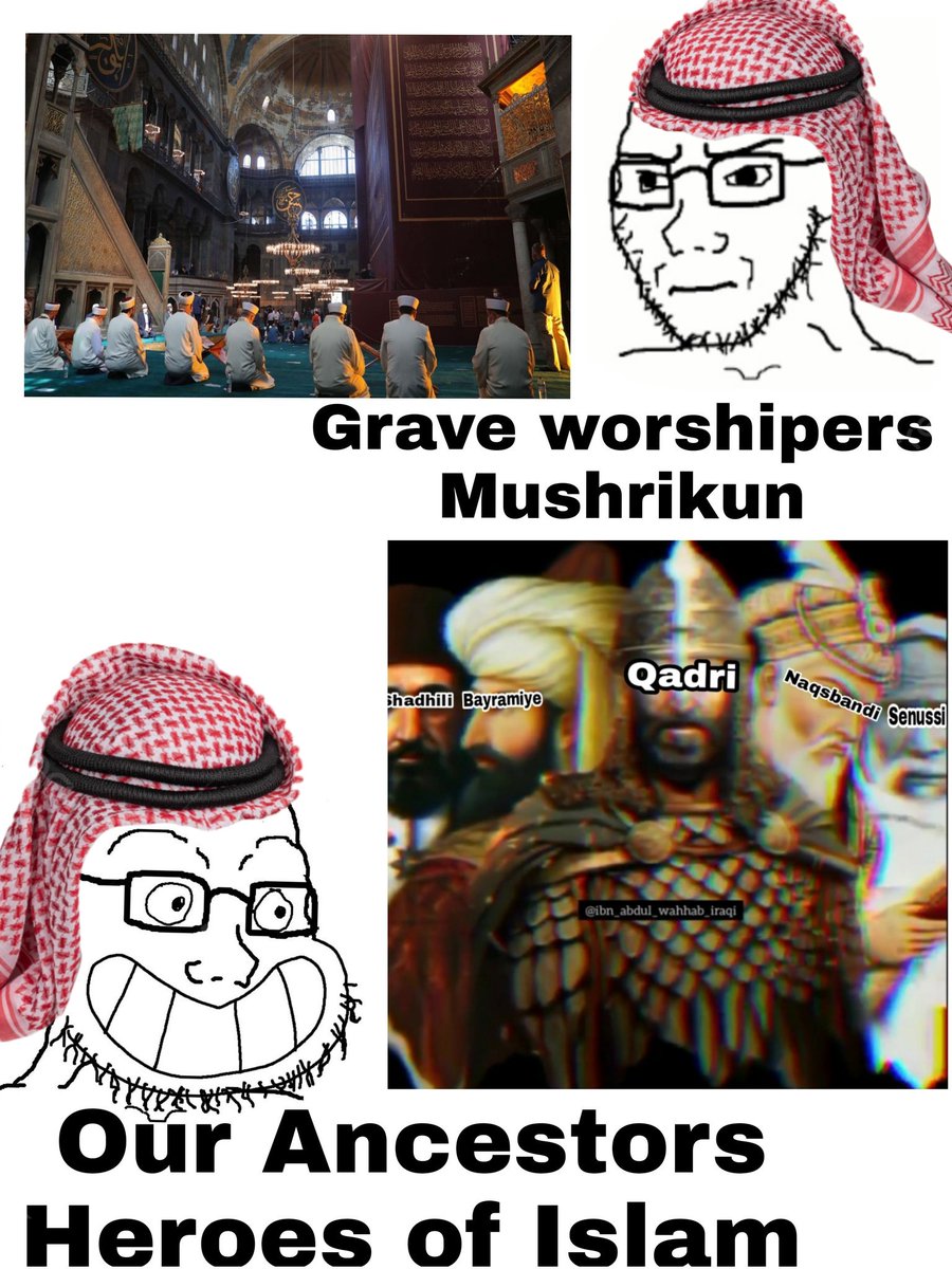 Post the heroes of Islam whom people love to praise, but at the same time they treat the people of the same aqeedah like those heroes of Islam as worse than the Meccan pagans.