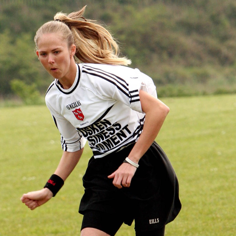 DundalkFC's tweet photo. We were all deeply saddened to learn of the passing of former women's team player Sonia Hoey.

Sonia wrote her name into the history books when she scored the winning goal for Dundalk City in the 2005 Women’s FAI Cup final against Peamount United at Lansdowne Road.

RIP, Sonia.