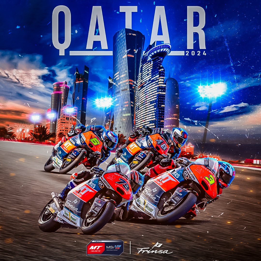 MSiRacingTeam's tweet photo. QATAR GP- Ya se empieza a escuchar el sonido de los motores! https://t.co/YToTkwp7i0