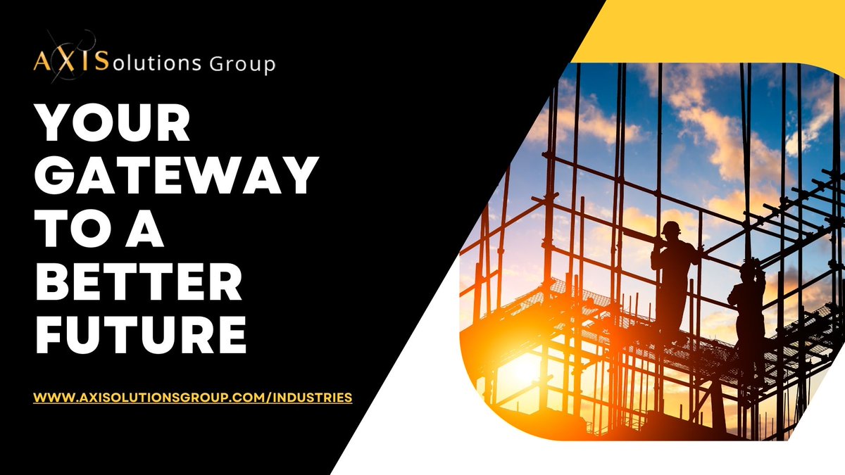 AXISolutionsGrp's tweet photo. Proudly and confidently sourcing Supervisors, Project Managers , Estimators, Coordinators, Engineers and all professional roles in between to outfit your crew!

Securing our footprint in the Canadian Construction Sector. #leaders #construction #contech #recruitment https://t.co/v1gsp1EEMU