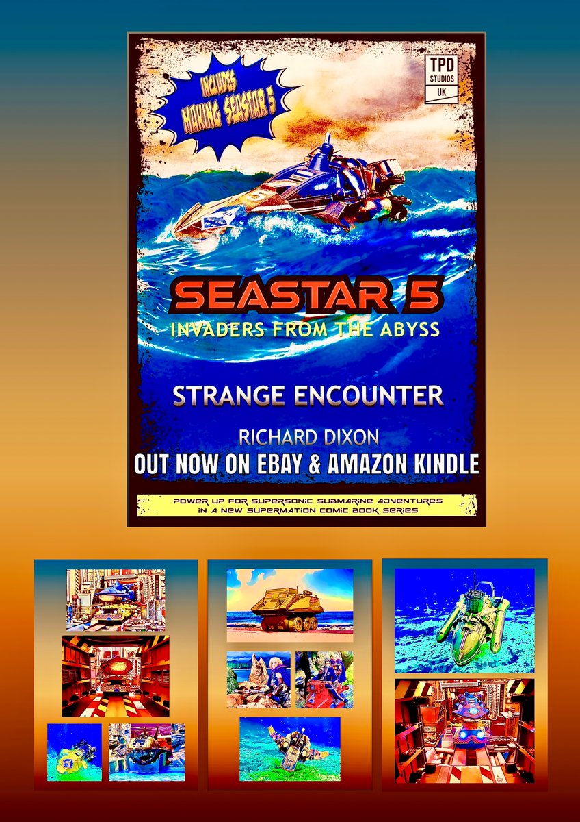 SEASTAR 5  INVADERS FROM THE ABYSS  Sci-Fi action at the bottom of the sea now available in Amazon Store and on E/bay UK.#scifinews #comics #anime #fantasyart #childrensbooks #dinosaurs #alieninvasion #ufo #visualeffects #comicconuk #comicconapril #aliens #scifiart #SFXmagazine