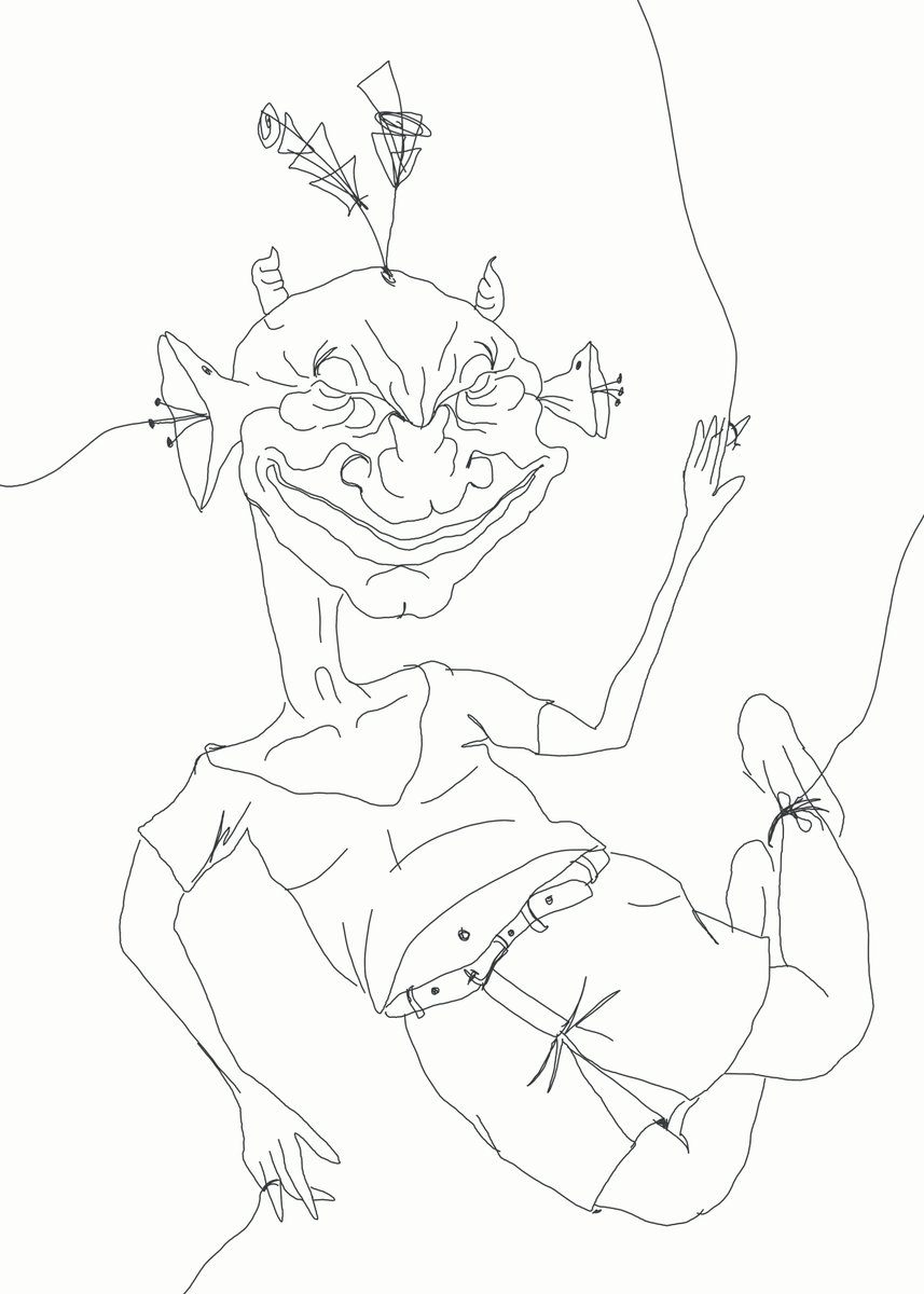 BabakTavanaee's tweet photo. metamorphosis and Farce of demon.
#illustration #digitalart #tradigital https://t.co/nYxqtw1Q69