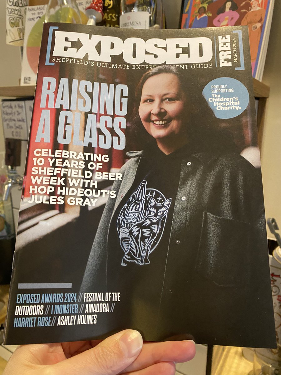 Well the new @ExposedMagSheff is out & so is our NEWS 📣 We’re opening a Hop Hideout beer shop & tasting room in @LeahsYard this year!!!! We can’t wait to be a part of that community inc @PeteMcKee new gallery space, situated in the @Sheff_HoC2 area. There’s lots of details… 1/3