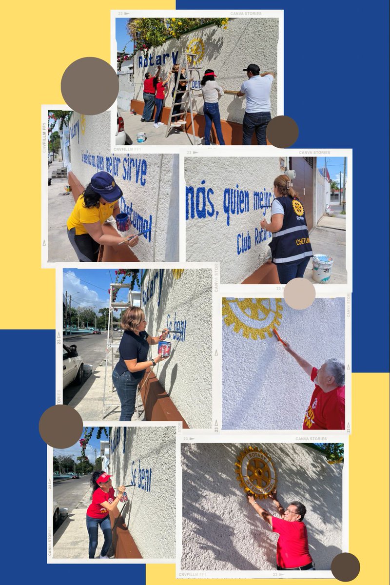Rotary Club Chetumal, #EnAccion. 

Como les informamos hace unos dias, les compartimos los resultados de #RotaryPinta.

La frase principal fue "Se beneficia más, quien mejor sirve", la cual recoge uno de los valores principales del Rotarismo.

¡Gracias a todos los socios!