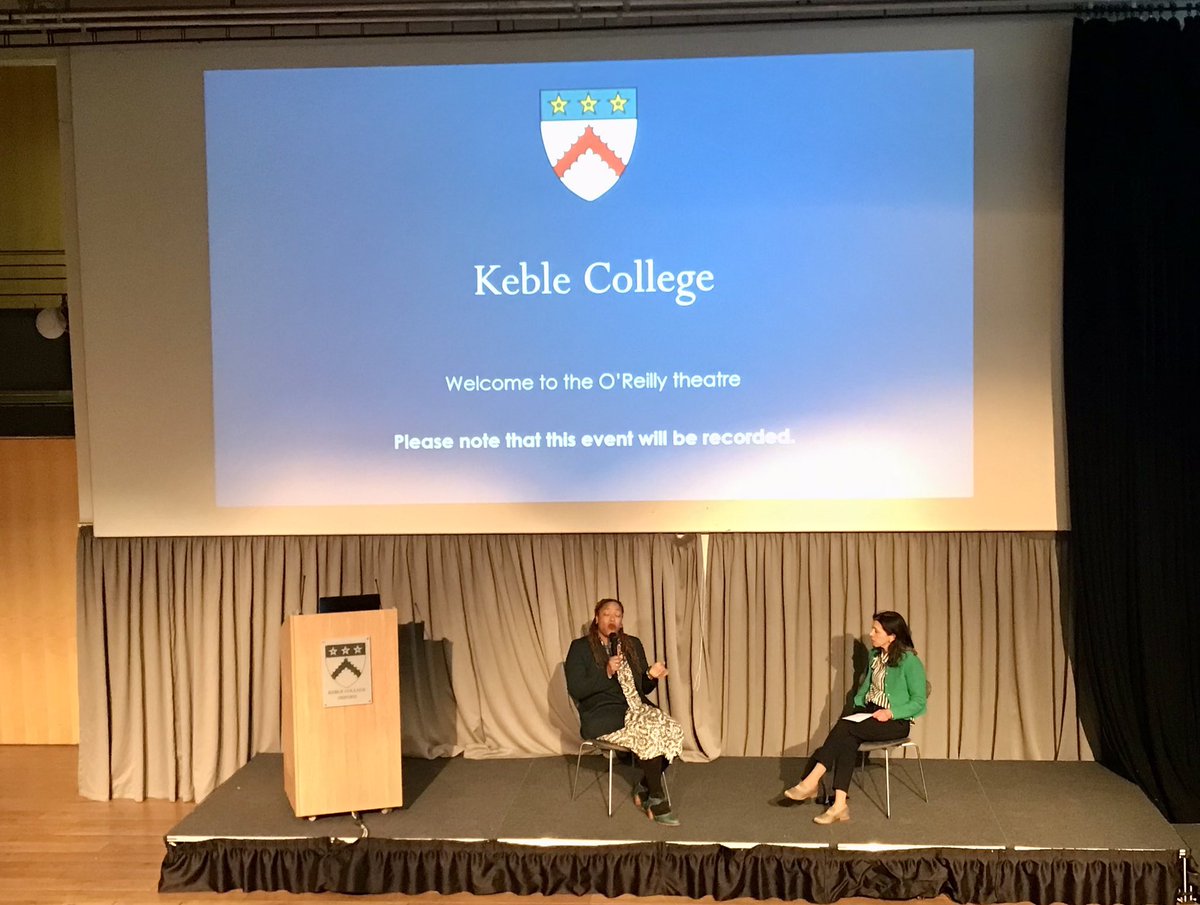 tamsinmather's tweet photo. Delight to welcome @hmcghee to @UniofOxford to talk about The Sum of Us: What Racism Costs Everyone and How We Can Prosper Together https://t.co/sirgpDcTp7 Thanks @UnivOxford @KebleOxford for funding https://t.co/Tb3W3CKswR