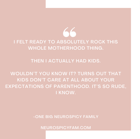 Anyone else's kids throw their expectations out the window?

Read the full article over at NeurospicyFam.com!

#neurospicy #Neurodivergent #Neurodiversity #ADHD #Autism #AuDHD #famliy #parenting #momlife #kids #parentingproblems