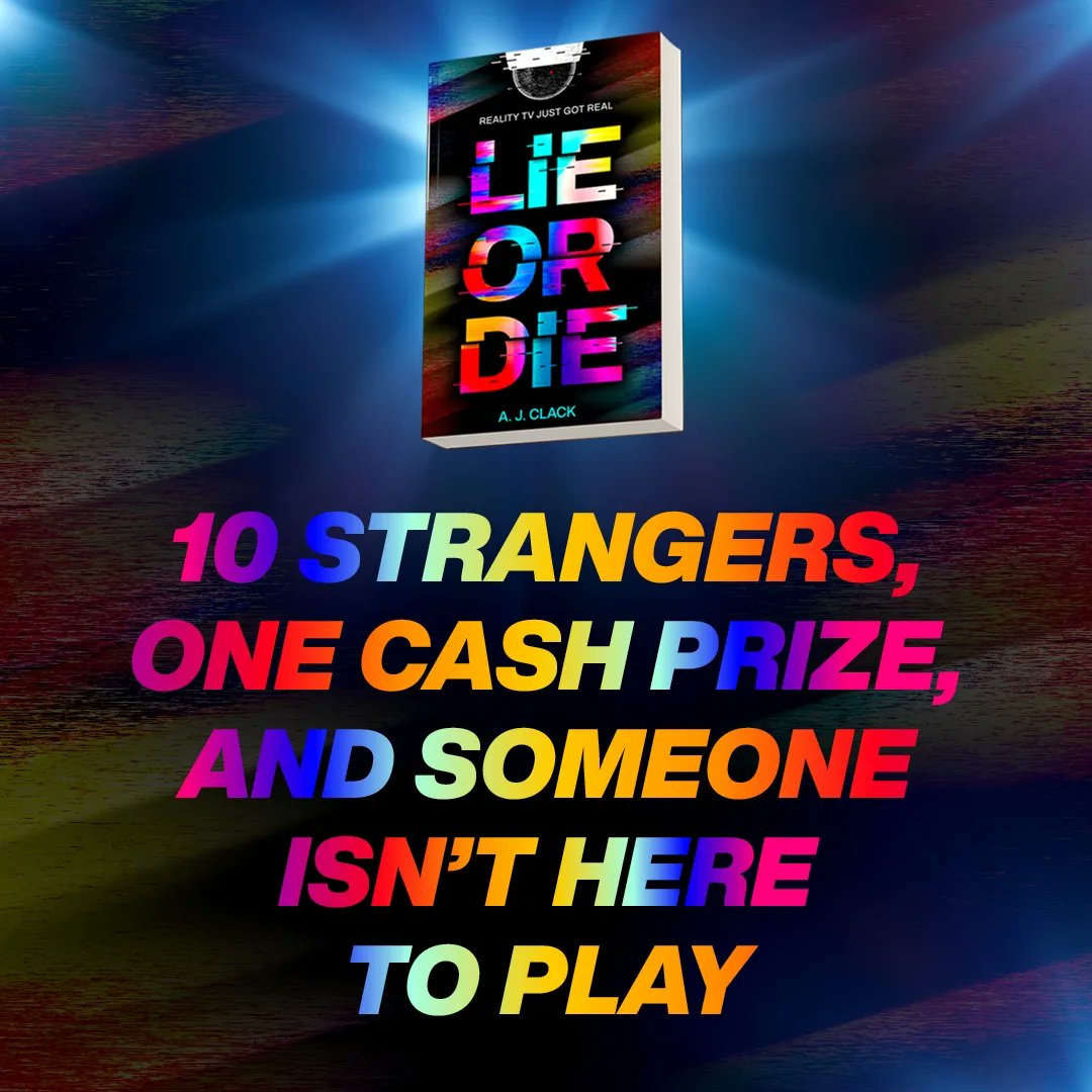 Ten strangers trapped in a television studio. 
Forty-two remote cameras.
One rule: trust no one.
A dark, reality-TV based YA thriller, perfect for fans of The Traitors TV show.

Lie or Die by A.J Clack is out now! But here at YALC we have 2 copies to give away!

All you’ve got to