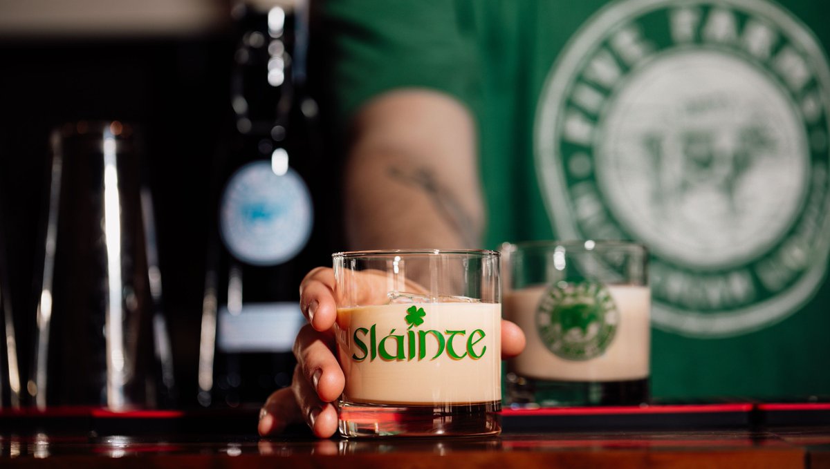 Sláinte (pronounced like slawn-che) means 'health' in Irish and Scottish Gaelic. It is commonly used as a drinking toast or 'cheers' in Ireland, Scotland, and the Isle of Man. #fivefarms #irishcream #stpaddysday ⁠ ⁠ *Available for purchase at the Holladay Welcome Center. ☘️