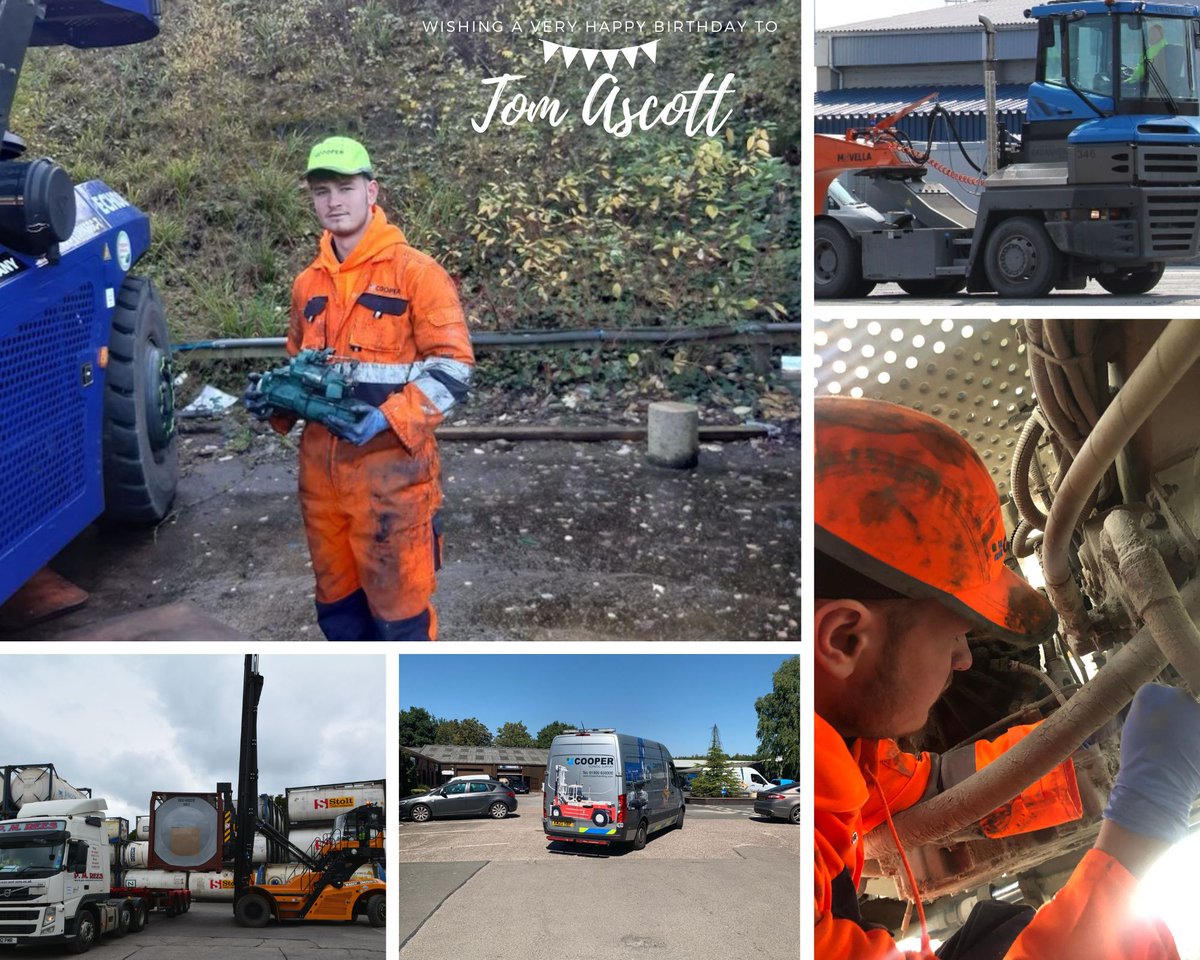 🎁 Today we would like to wish a very Happy 19th Birthday to our Engineering Apprentice, Tom Ascott!! Tom started with Coopers in October and has just completed his first block college course, so is now back out in the field putting everything he’s been learning into practice.