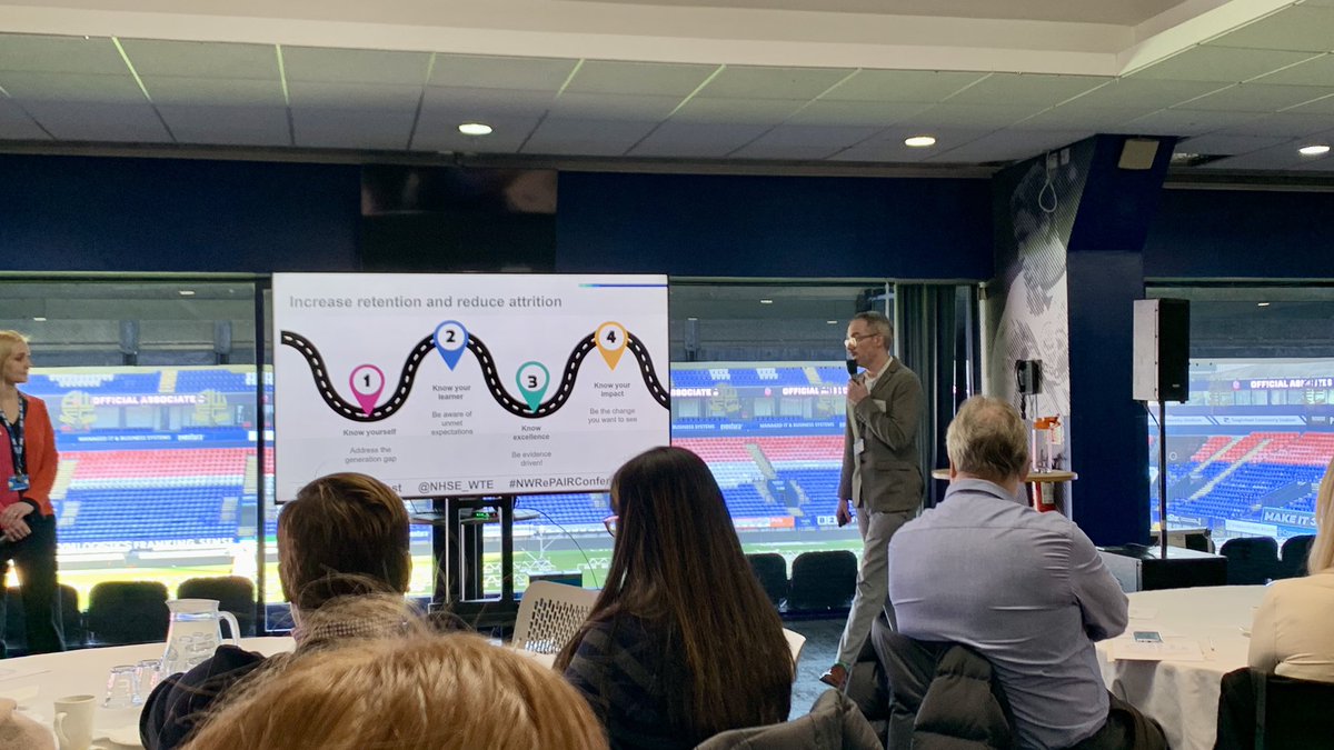 DigitalLead4813's tweet photo. @PES_lthtr had the pleasure of presenting at the @NHSE_WTE conference today focusing on our NHS Long Term Plan Train, Retain and Reform! Thank you for allowing our team to share our journey focusing upon building confidence in core clinical skills. #InvolveMeAndILearn https://t.co/56q12HqfrD