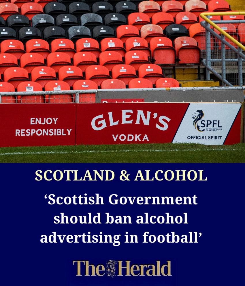 heraldscotland's tweet photo. @Graeme_McGarry @heraldfootball_ @Herald_Sport_ @ianmcconnellHT @_HeraldBusiness @KristyDorsey The director of Scottish Health Action on Alcohol Problems argues there is a duty to protect vulnerable groups

https://t.co/1PtnmCtjAg

@Graeme_McGarry @heraldfootball_ @Herald_Sport_ 

(6/8) https://t.co/W11QSKCSdb