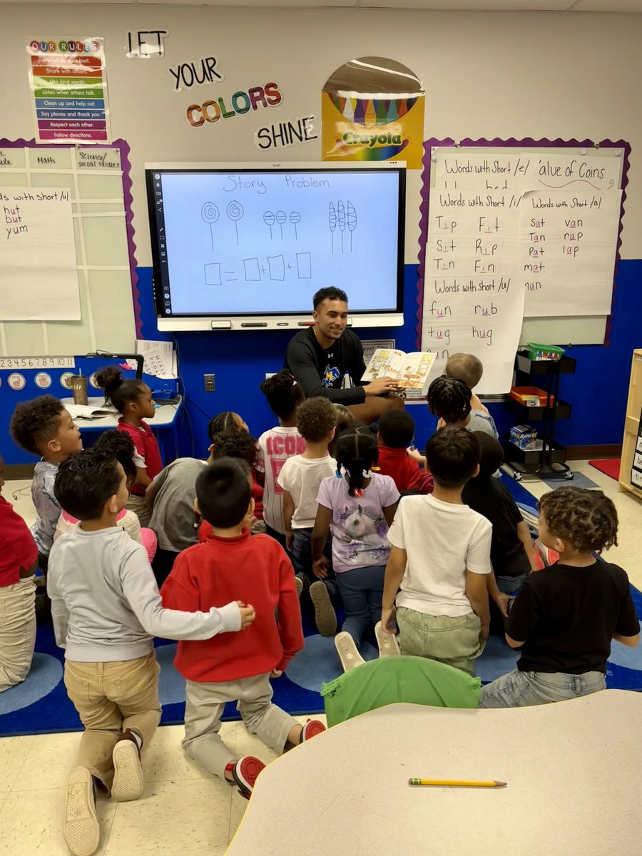 . @aflosports15 I'm so happy you made time to read to a class and be a part of the greater @McNeese and @Lakecharles community. @McNeeseFB @SouthlandSports @UnderArmour