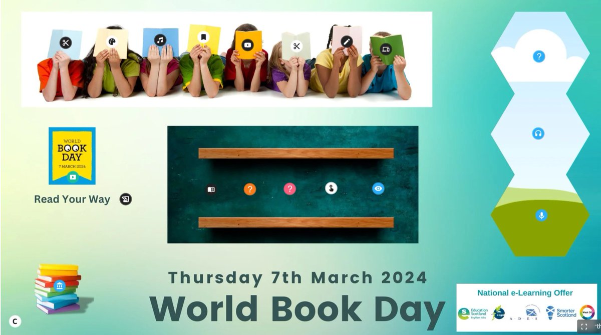 It's World Book Day on Thursday 7th March. Explore our learning space for videos, activities and creative ideas here thinglink.com/card/182154500… #WorldBookDay #WorldBookDay2024