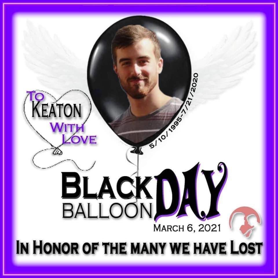 fivekiddos2005's tweet photo. On Black Balloon Day - I remember my beautiful boy taken at age of 25. He was given a fake oxy by his friend.  It was fentanyl #onepillkill #fentanyl https://t.co/LfzbaYCEmV
