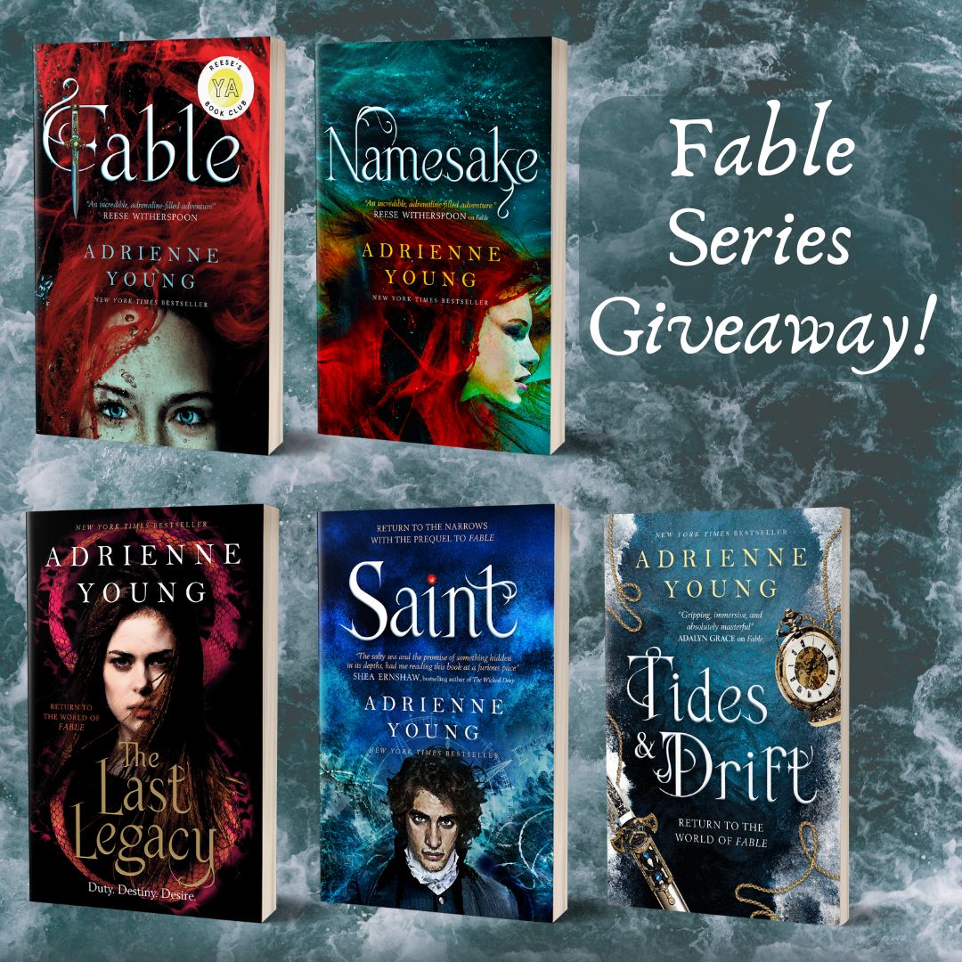 We're giving a few lucky readers the chance to win the entire Fable series by @adrienneyoungbooks! 

To enter:
🌊 Retweet this post
🌊 Follow <a href="/TitanBooks/">Titan Books</a>
🌊 Reply and tag a friend who you think would love this series

UK and ROI only. Closes midnight on 17th March. Good luck! 🌊