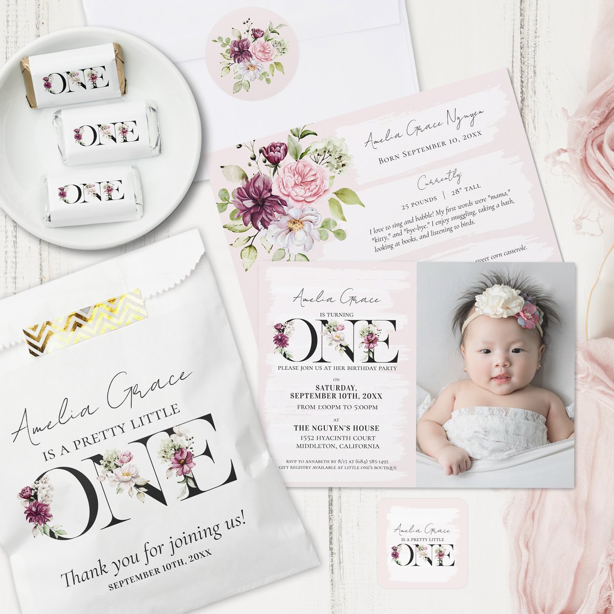 CyanSkyCeleb's tweet image. Imagine the most lovely #blushpink #1stbirthday ever! Elegant #floral details with #watercolor styling.

Pretty Floral ONE #Birthday Collection: zazzle.com/collections/pr… via @zazzle 

#zazzlemade #firstbirthday #birthdayparty #babygirl #one #shabbychic #teaparty #personalized