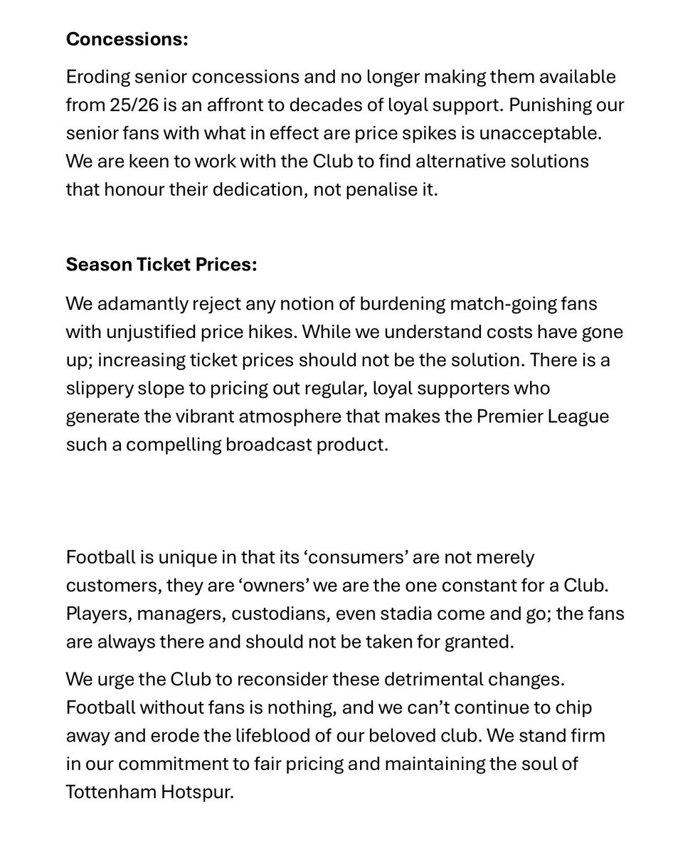 We support @THSTOfficial in their opposition to price rises. LGBTQI+ communities are amongst the poorest in our country. Many of our members are priced out of attending matches so any price rise is unacceptable