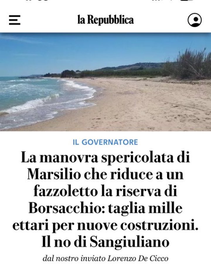 Barbarab1974FAN's tweet image. Abruzzesi, votando #Marsilio non dovrete nemmeno comprare la macchina. Lui la casa ve la costruisce sulla SPIAGGIA, nella RISERVA NATURALE. Noi di #fratelliditalia siamo il nuovo che avanza. Vota Marsilio. Viva la patria 🇮🇹 #AbruzzoElezioni2024