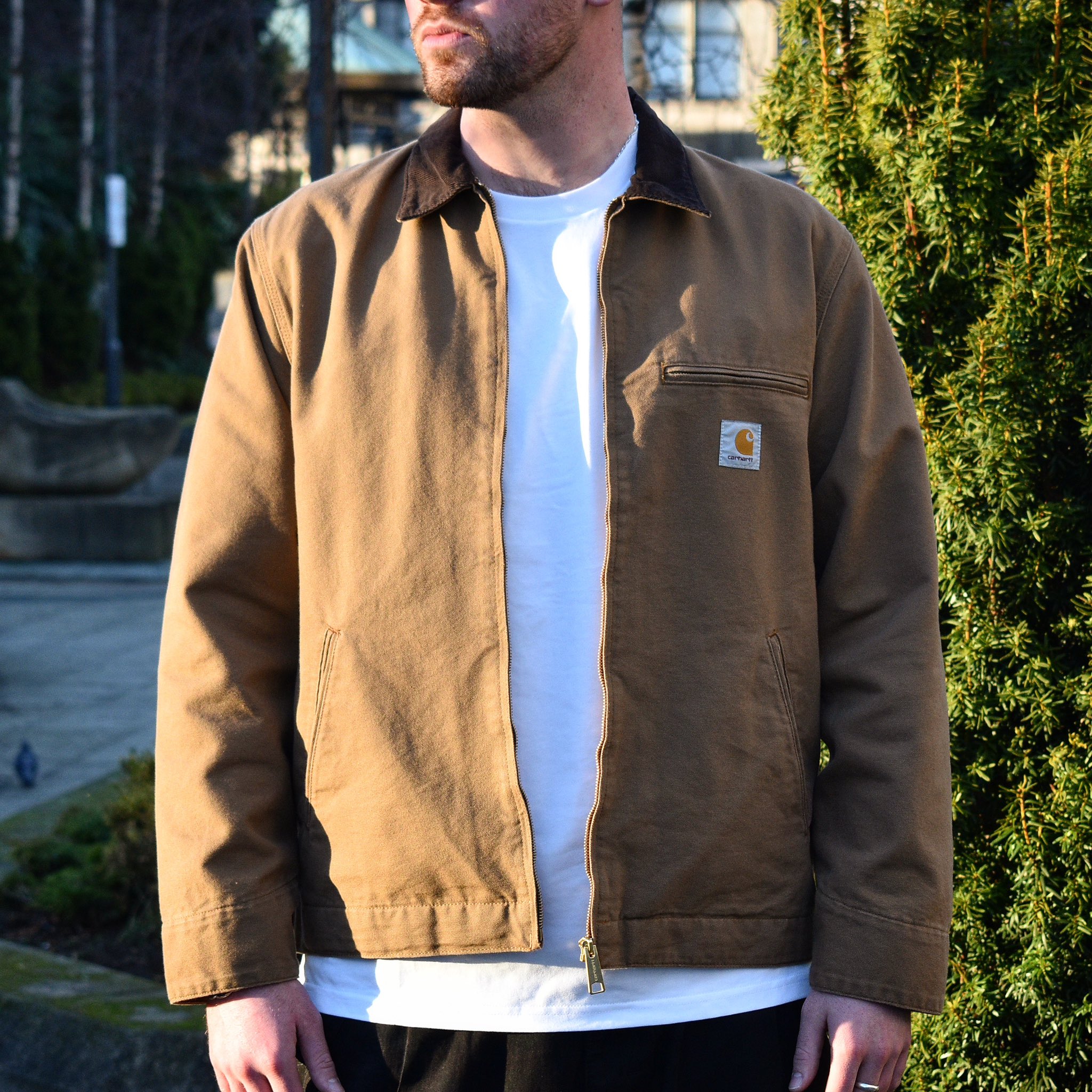 Carhartt DETROIT JACKET HAMILTON BROWN