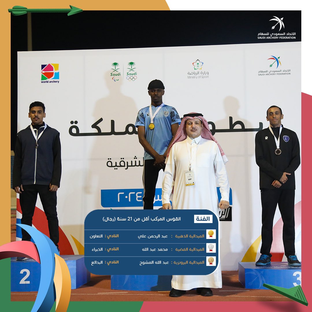 SaudiArcheryFed's tweet photo. 🏅👏🏻🤩 https://t.co/MswpyIBhWJ