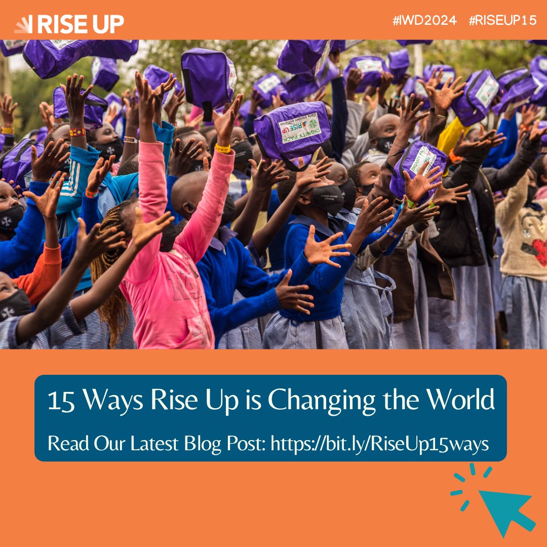 We’re only two days away from #IWD2024! As part of our weeklong celebration, we’re sharing how Rise Up, in partnership with local leaders, is changing the world! #GenderEquity. Read now: bit.ly/RiseUp15ways #RiseUp15