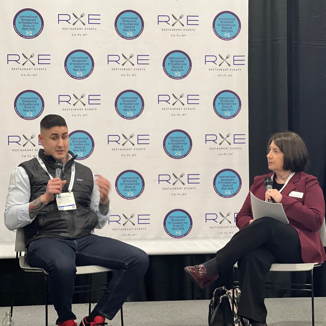 NYSRA's tweet photo. The 2024 NY Restaurant Show was a sweeping success! Thank you to everyone who attended, stopped by our booth, and joined us at the NYSRA
Cocktail Party. It was particularly special to have a visit from @nyslabor Commissioner Roberta Reardon this year! 

 #NYRestaurantShow https://t.co/e13Lbcq24Q