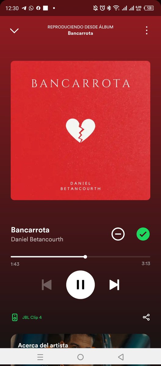 stefynena's tweet photo. Que buen tema @SoyDanielBeta #Bancarrota la ame https://t.co/2tPlfYxWzB