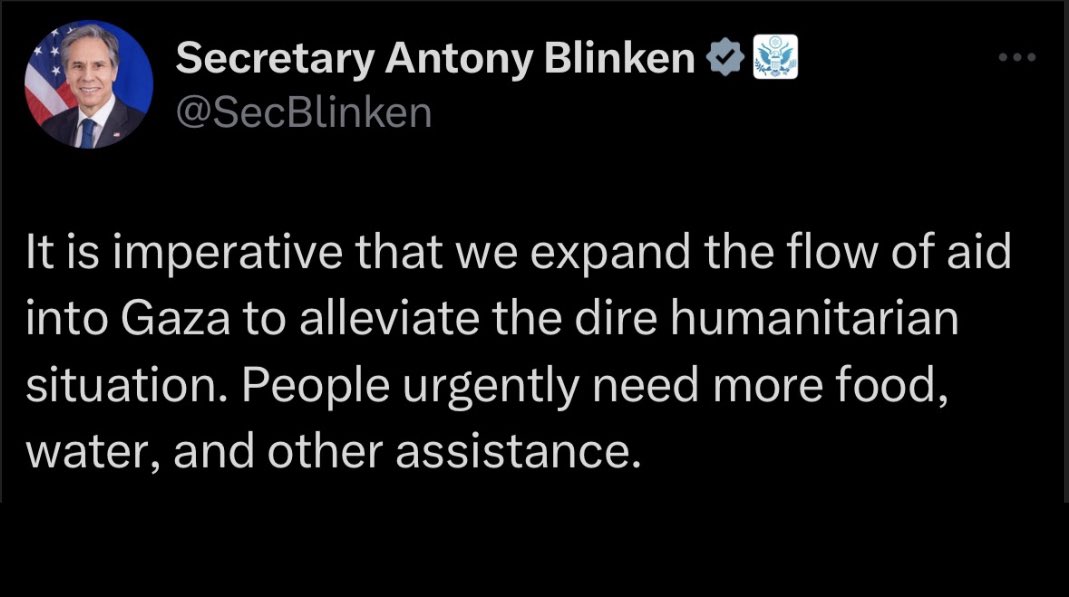 AssalRad's tweet photo. While the Biden admin has been publicly talking about aid for Gaza, it has “quietly” delivered more than 100 separate military sales to Israel in the last 5 months, to avoid scrutiny and shield Israel from US human rights laws.

This is reality                       This is PR https://t.co/mXT9vsolYu