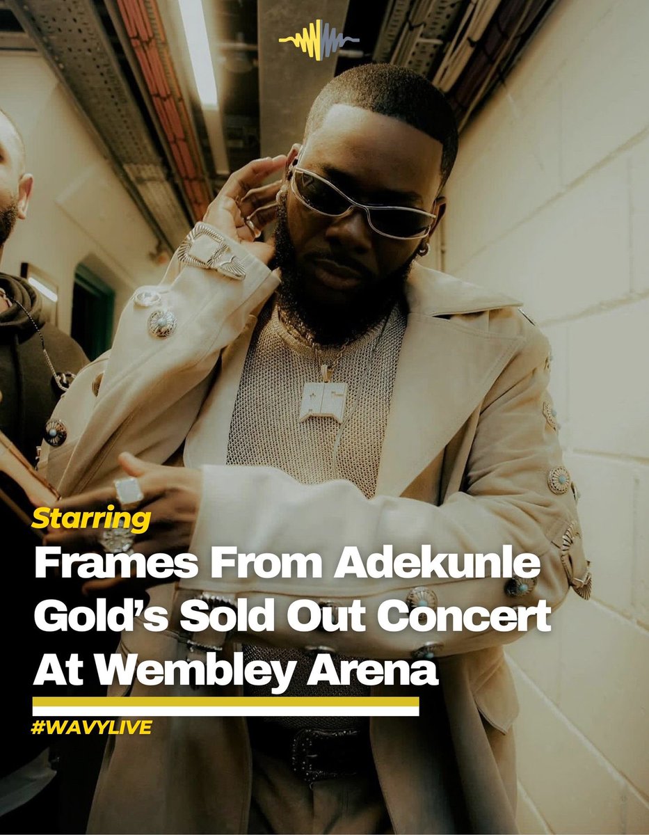wavyvrse's tweet photo. A testament to the transcendental power of music, that was what it was all about at Wembley Arena as @adekunleGOLD sold out his first London Concert and swept his fans off their feet. Beautiful moments on the quest to take Afrobeats to the world!

#wavyng #wavylive #concert https://t.co/lObr7F0Oqn