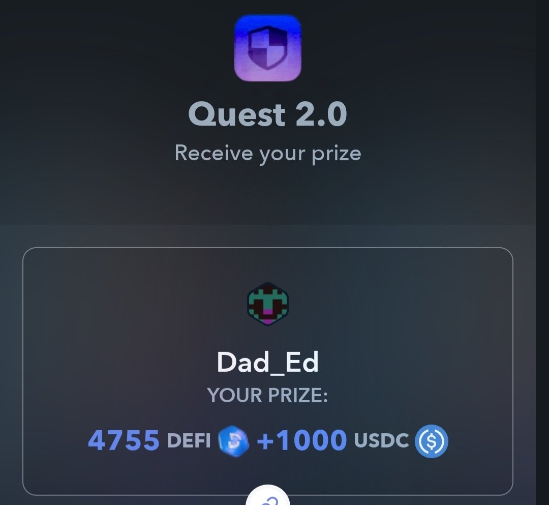 Ed92059352's tweet photo. Thanks @DeFi 🤝
#quest #defi #dedotfi #scaner #security https://t.co/olnuH1Jr9p
