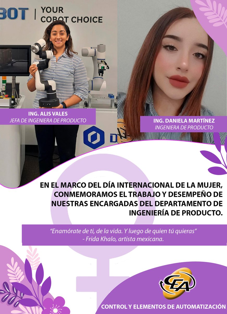 CEACONTROL1's tweet photo. En CEA, honramos y celebramos el talento, la pasión y la dedicación de todas las mujeres que forman parte de nuestra familia industrial.

#8M #MujeresEnLaIndustria #IgualdadDeGénero https://t.co/RVhmMHH22G